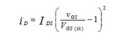 在轉(zhuǎn)移特性曲線上，gm 是曲線在某點上的斜率，也可由iD的表達式求導(dǎo)得出，單位為 S 或 mS。