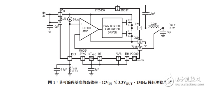 1.5A軌至軌輸出同步降壓型穩壓器