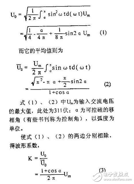 當輸入電壓處于交流電壓的正半周時，二極管導通，輸出電壓vo=vi-vd。當輸入電壓處于交流電壓的負半周時，二極管截止，輸出電壓vo=0。半波整流電路輸入和輸出電壓的波形如圖所示。