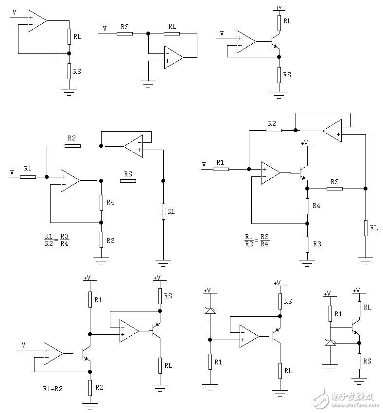 運放恒流源電路工作原理和恒流源電路圖分析