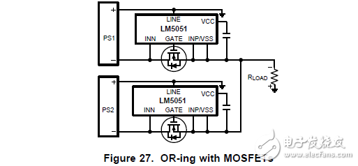 LM5051 Low Side OR-ing FET Controller