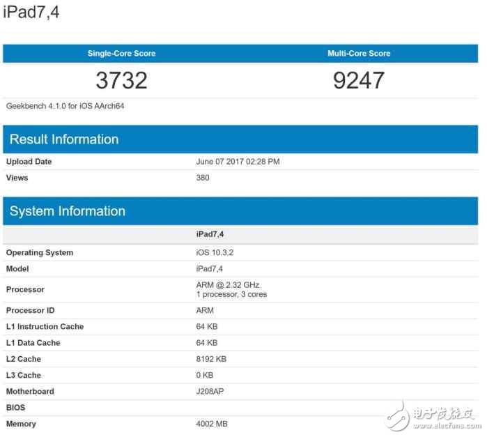 蘋果A10X處理器性能有多強？搭載A10X處理器的ipad pro跑分逆天