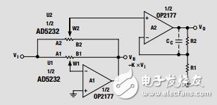 采用基于非易失性存儲器的數(shù)字電位器的多功能可編程放大器