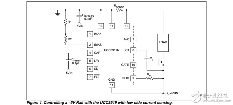 使用ucc3919控制5v軌道+3+8v熱插拔電源管理器