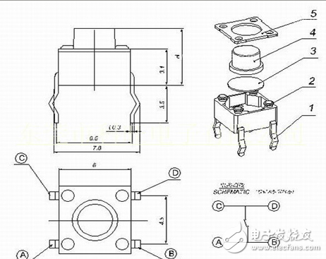 按鈕開關（英文名稱：push-button switch）是指利用按鈕推動傳動機構，使動觸點與靜觸點按通或斷開并實現電路換接的開關。按鈕開關是一種結構簡單，應用十分廣泛的主令電器。在電氣自動控制電路中，用于手動發出控制信號以控制接觸器、繼電器、電磁起動器等。按鈕開關的結構種類很多，可分為普通撳鈕式、蘑菇頭式、自鎖式、自復位式、旋柄式、帶指示燈式、帶燈符號式及鑰匙式等，有單鈕、雙鈕、三鈕及不同組合形式