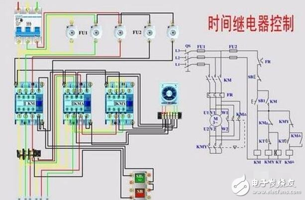 三相異步電動機接線圖和接線方法_三相電機接線圖_三相電機接線圖實物圖