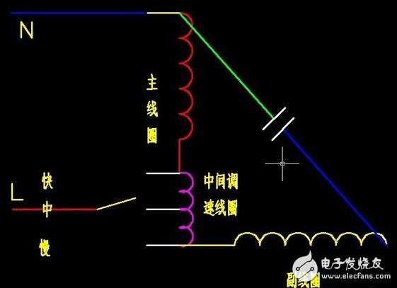 單相電機正反轉接線圖_220v正反轉實物接線圖_單相電機正反轉原理圖