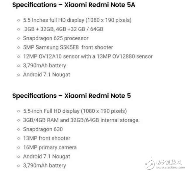 紅米Note5、紅米Note5A最新消息匯總：外觀、配置、拍照、續航曝光，小米下半年銷量就靠它