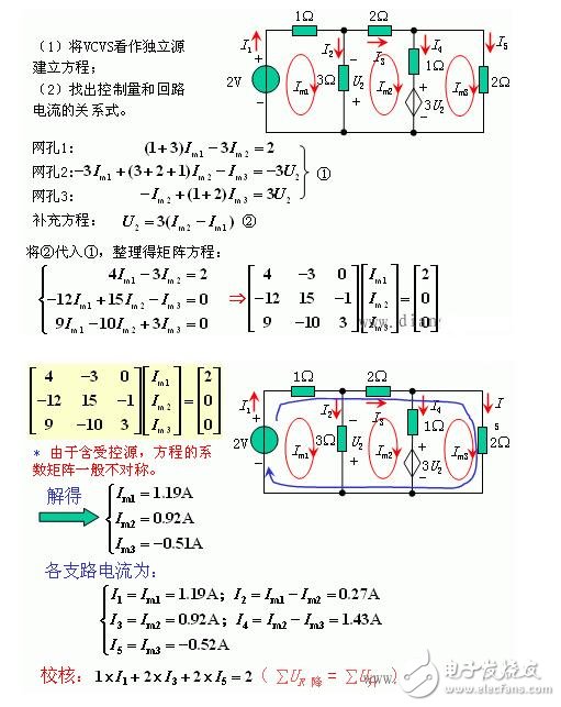 網孔電流法例題_回路電流法例題