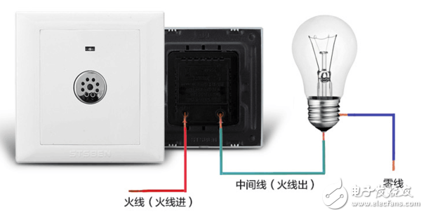 聲控開關怎樣接線圖_樓梯間聲控開關接線圖_聲控延時開關電路圖