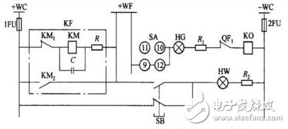 斷路器防跳回路_斷路器控制回路_斷路器信號回路