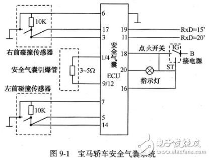 碰撞傳感器流程圖、電路原理圖、檢測注意事項詳解