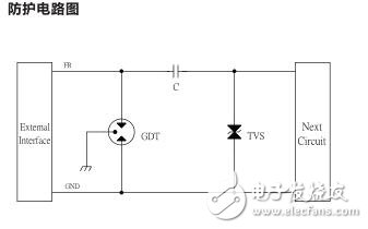 基于UN3E5和ESD03V32D的射頻防護(hù)方案電路