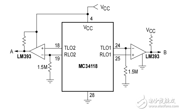 基于MC34118揚聲器電路狀態指示原理