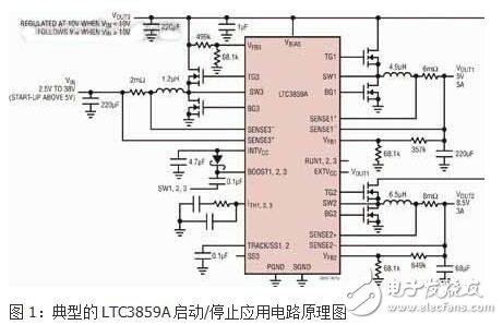 基于LTC3859A“啟動_停止”系統的應用