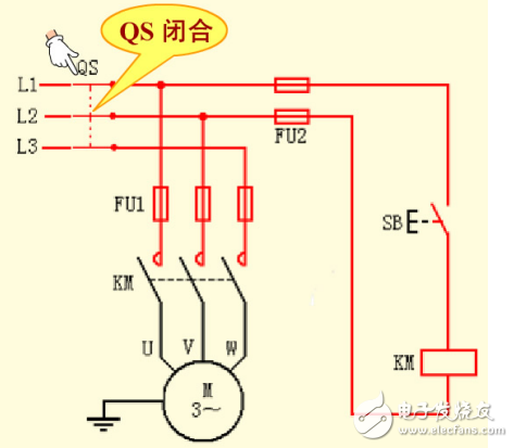 接觸器點動控制電路的工作原理和技術要求