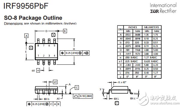 irf9956trpbf數據手冊資料下載