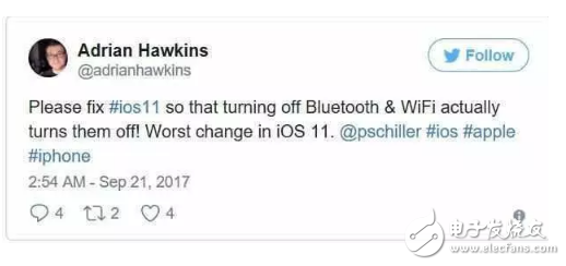 ios11正式版出現bug控制中心無法關WiFi和藍牙？怎么辦？一招教你搞定