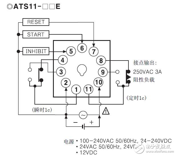 ATS系列計時器的參數(shù)說明