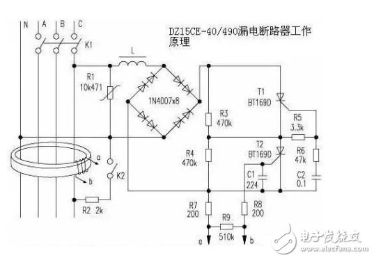 漏電保護(hù)器的定義與結(jié)構(gòu)組成及其工作原理的介紹