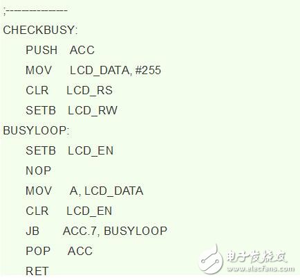 lcd1602匯編程序，LCD1602匯編顯示程序代碼