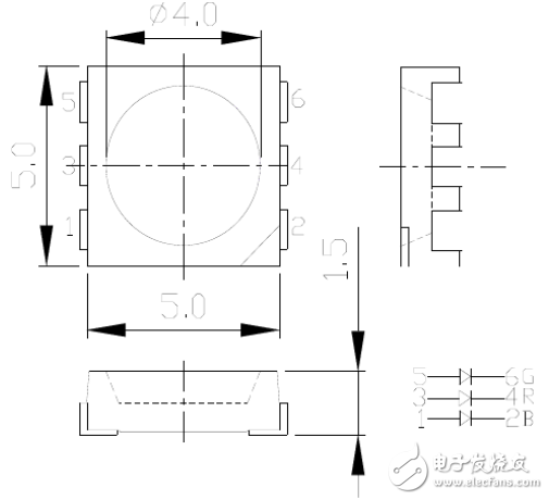 5050rgb燈珠參數(shù)_5050rgb燈珠規(guī)格書