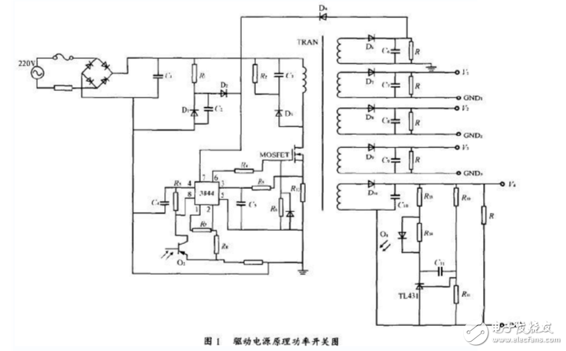 uc3844開關電源電路圖