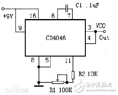 cd4046原理及經(jīng)典電路圖