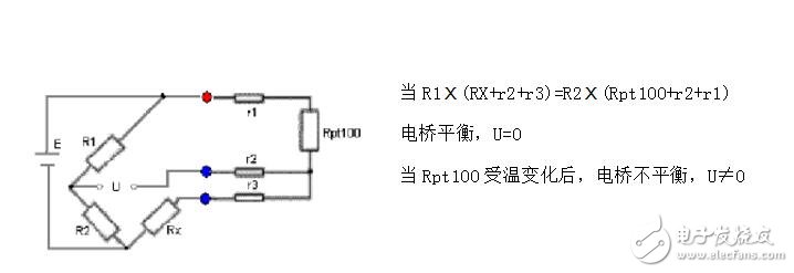 PT100熱電阻三線制接線方式的原因