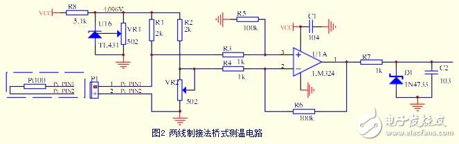 PT100溫度傳感器測溫電路，熱電阻Pt100測溫電路調(diào)試體會