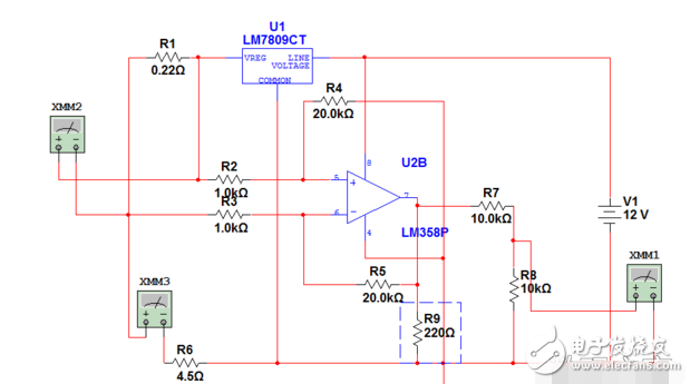 利用LM358設計電流檢測電路詳情解析