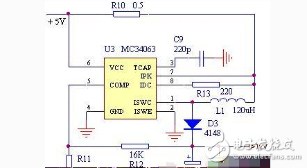 mc34063升壓電路圖