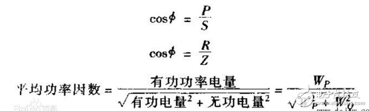 功率因數的測量方法及計算方法