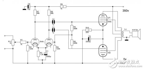 推挽電路工作原理詳解（四類互補推挽式功率放大電路分析）