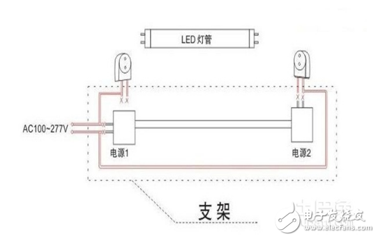 電子鎮流器接線圖