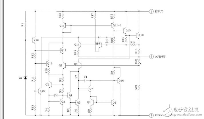 lm7805內部電路圖