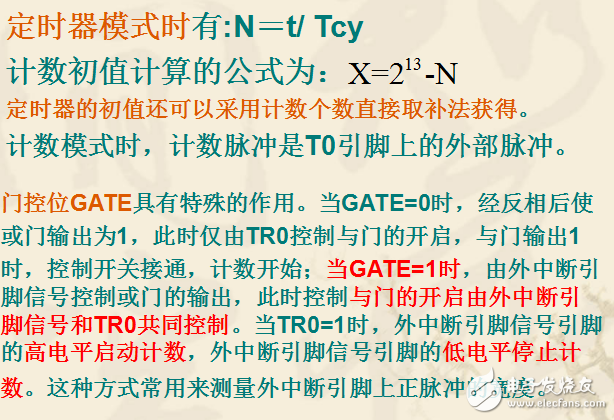 80C51單片機(jī)定時(shí)器/計(jì)數(shù)器詳解（含工作方式）