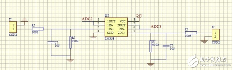 LM358電壓跟隨器設(shè)計方案