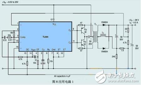 tl494詳解(特性、封裝、內(nèi)部電路方框圖)