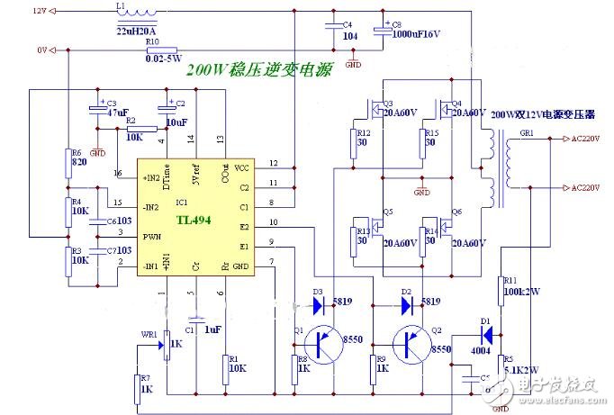 TL494在逆變器中的典型應用