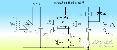 CD4013集成電路信號傳送特性及應(yīng)用電路（多地控制燈開關(guān)）