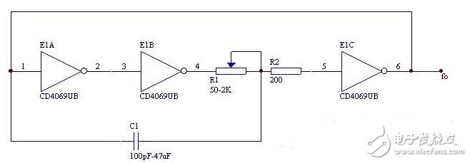  cd4069振蕩電路分類及其應用原理分析