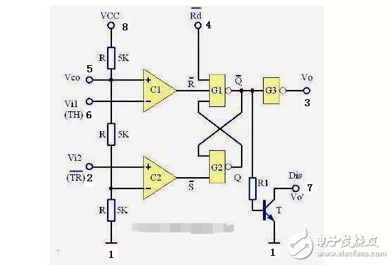 CD4026與555時基電路等組成的數字顯示門鈴電路