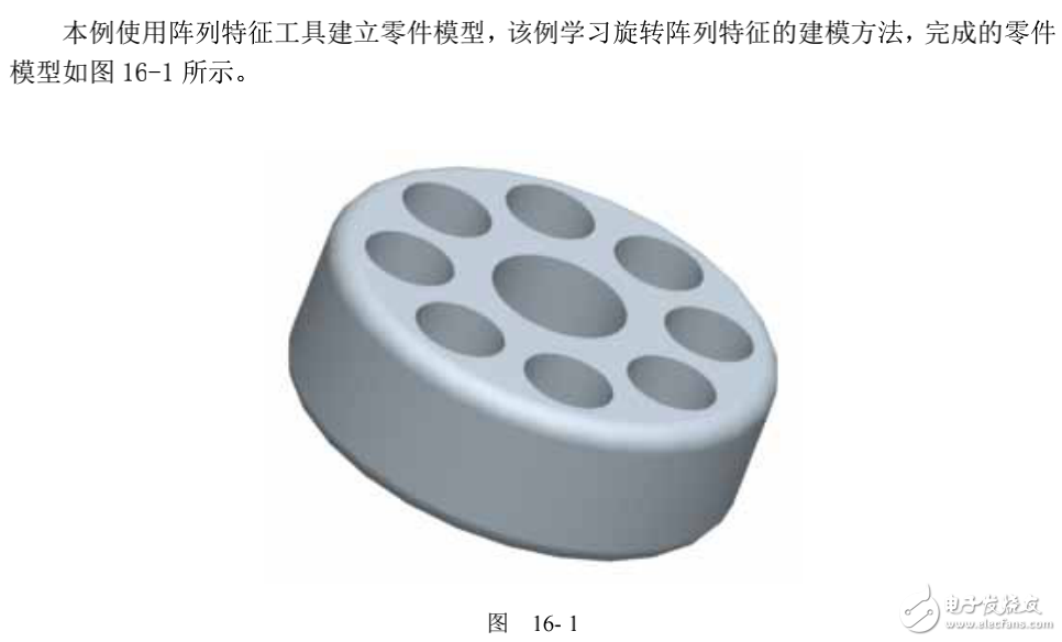 基于proe技術的旋轉陣列特征建模范例