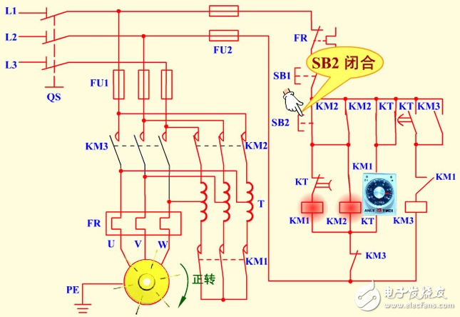 自耦變壓器降壓?jiǎn)?dòng)原理詳解