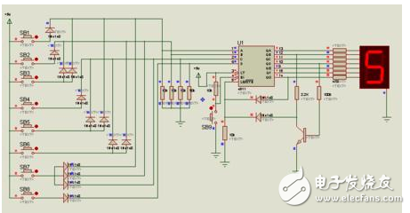 智力八路搶答器程序和pcb原理圖