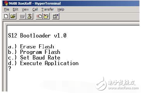 微控制器的bootloader程序的運(yùn)行和使用