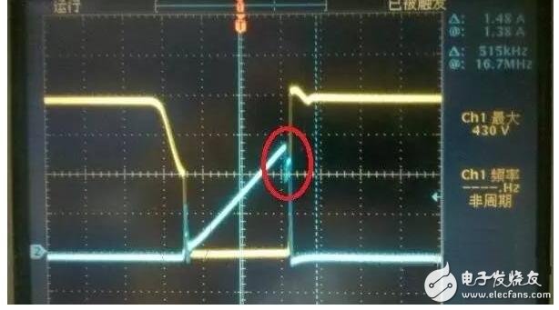 mosfet管開關(guān)電流波形問題分析