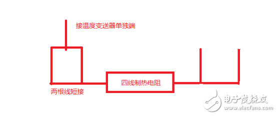 四線鎧裝熱電阻接線