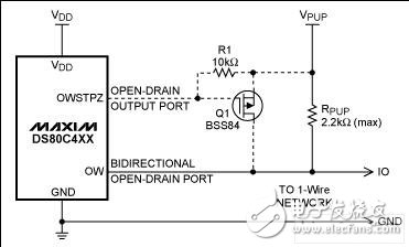  嵌入式應用中的四類1-Wire主機電路設計